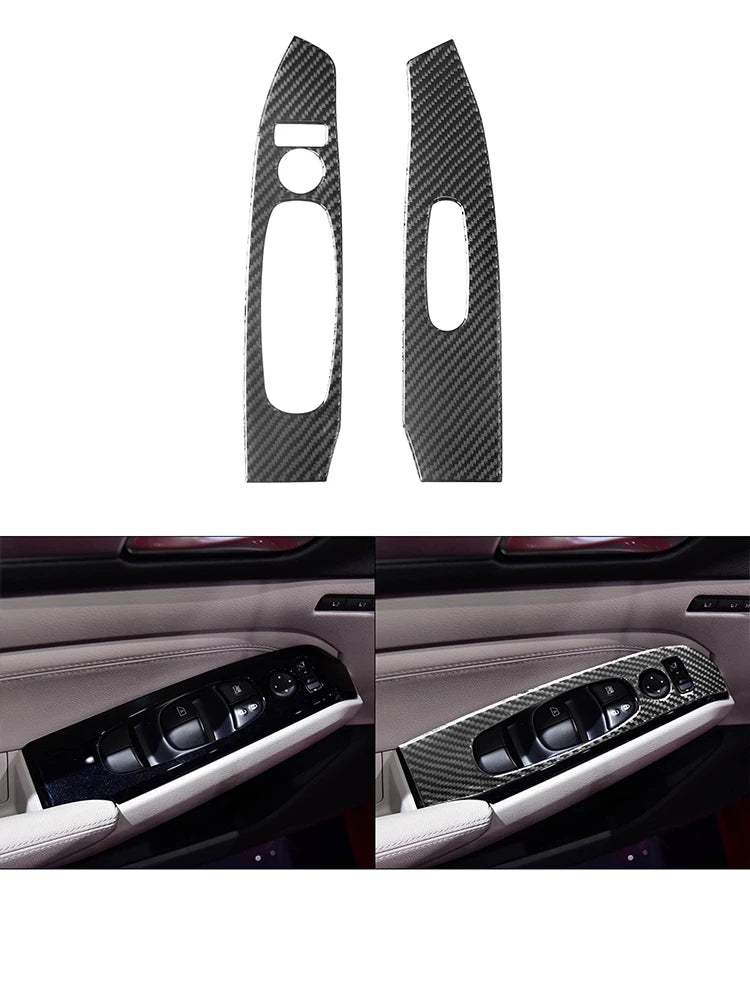 Car imitation Carbon Fiber Sticker For Nissan Altima 2019 2020 2021 2022 2023 Car interior Decorative accessories
