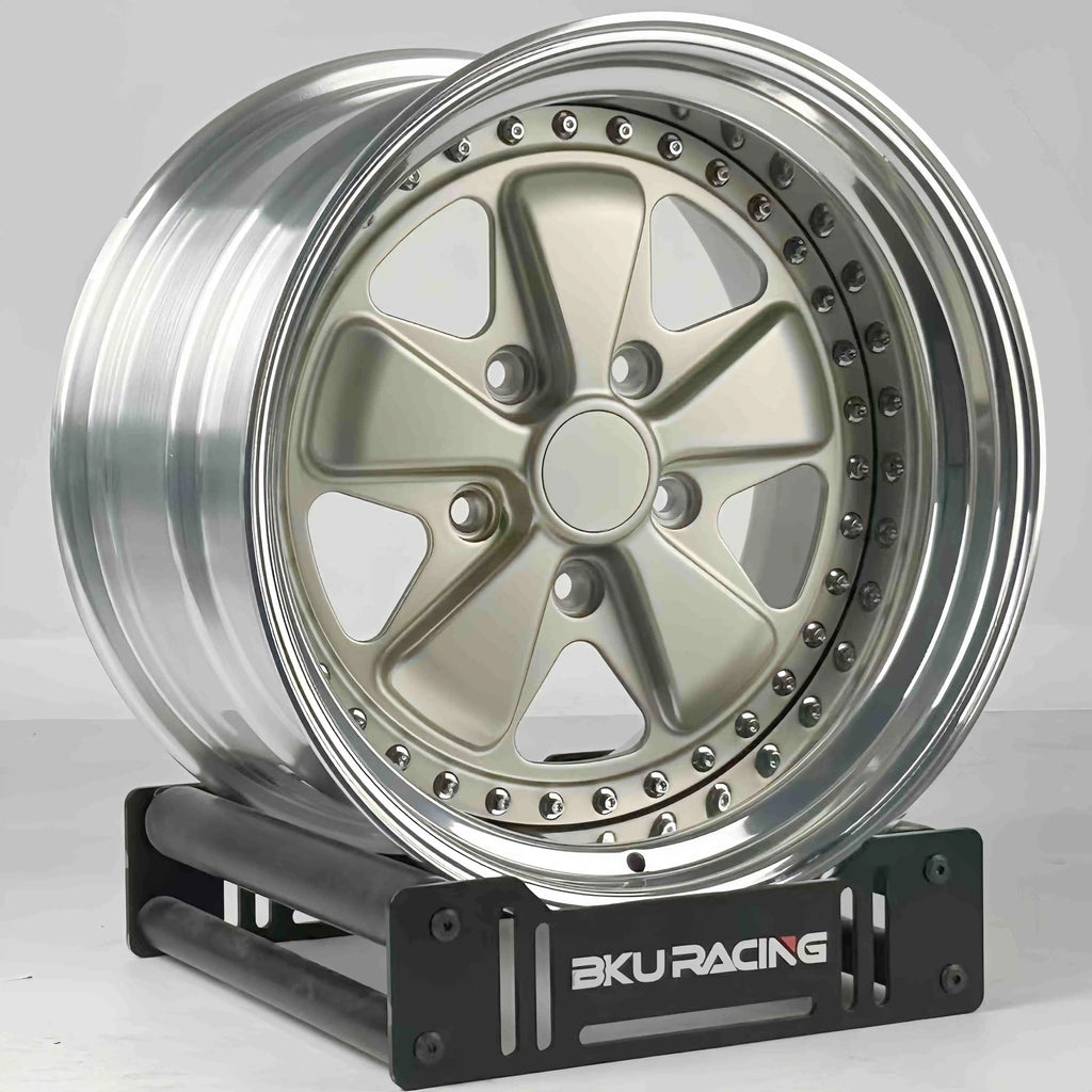 Forged 3 Piece Wheels for Porsche 964 Turbo 960 911 991 993 996 997.1 997.2 17 18 19 20 Inch Rims 8-11.5J Alloy 5x130 Wheels