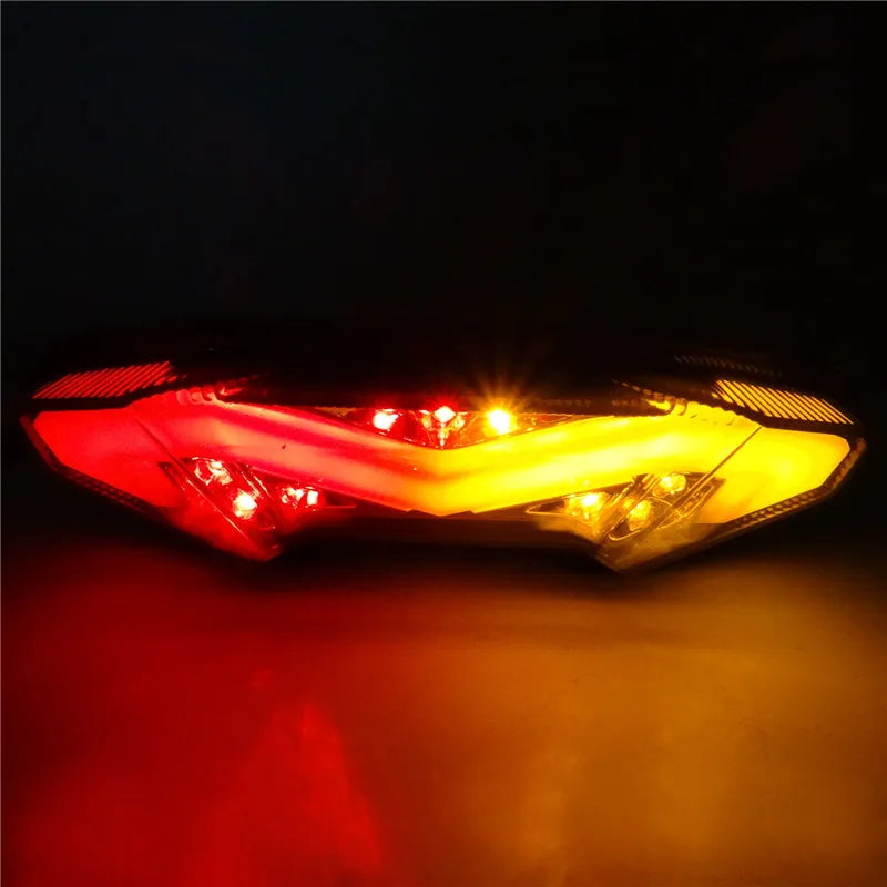 waase For Yamaha MT07 MT-07 Tracer 700 2016 2017 2018 2019 Rear Tail Light Brake Turn Signals Integrated LED Light