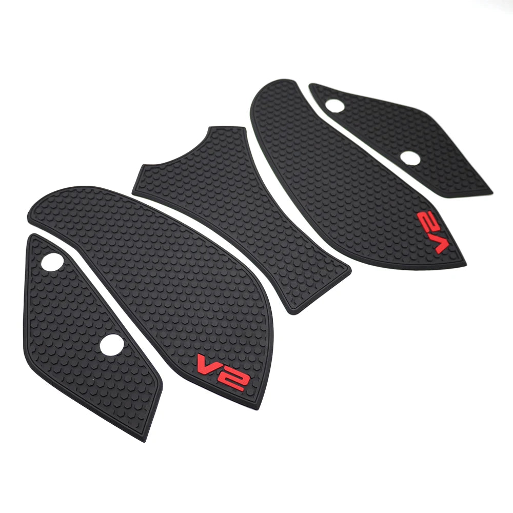 NWE 2025 Non-Slip Tank Pad for Ducati Panigale V2 / Streetfighter V2 Motorcycle Fuel Tank Accessory Waterproof Side Fuel Tank Pa