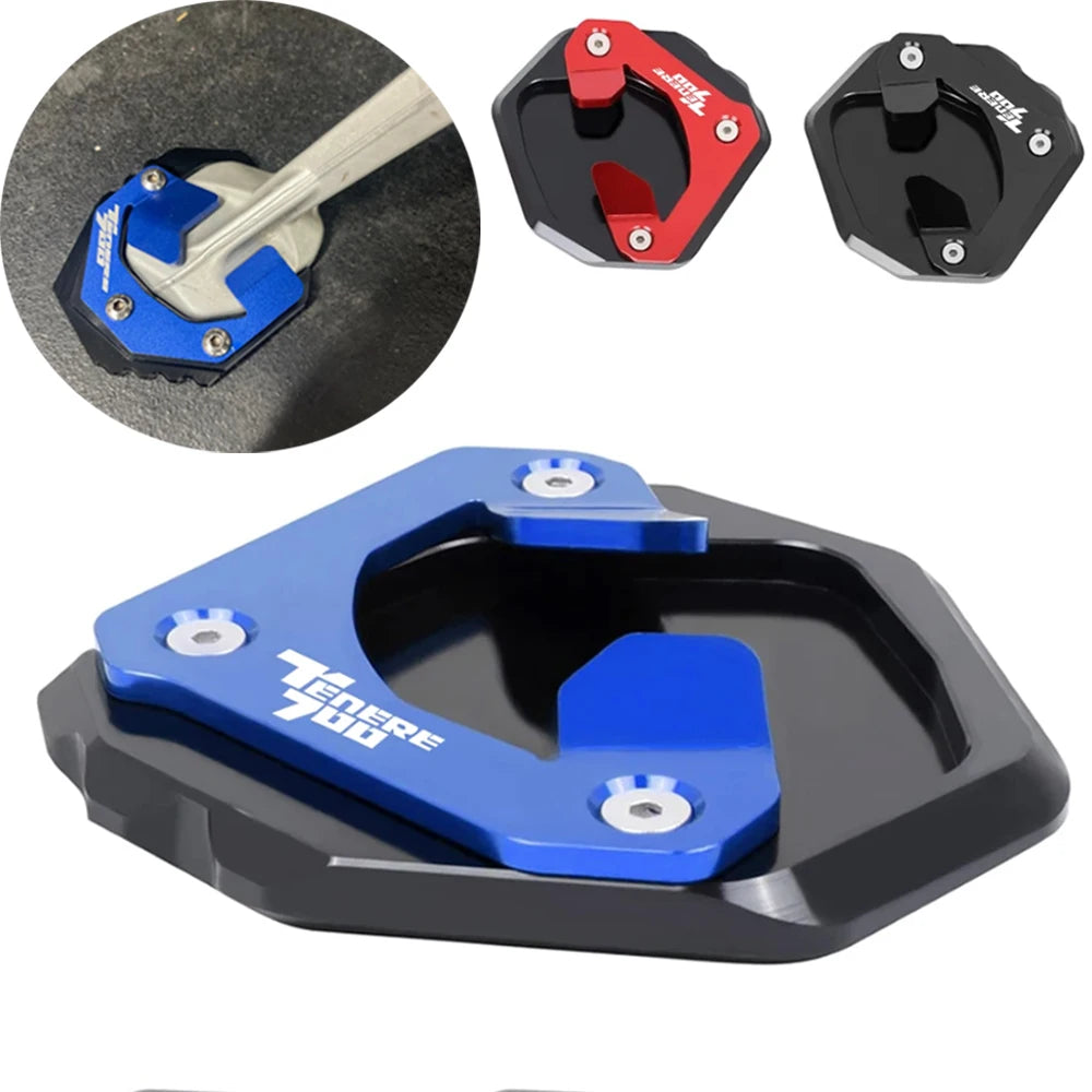 Motorcycle Tenere700 XTZ700 Kickstand Extension Plate Foot Side Stand Enlarger Pad For YAMAHA TENERE 700 XTZ 700 2019-2023 2022