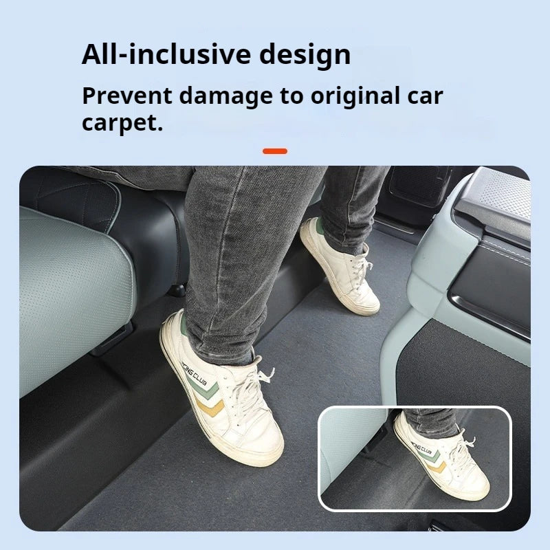For BYD Leopard 5 Denza B5 Specialized Center Console Both Sides Anti Kick Mat Seat Protective Pad Velvet Surface Protection Car