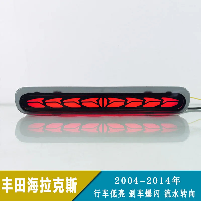 1 PCS LED High Brake Light with Turn Signal for Toyota Hilux Vigo 2004-2014 Rear Bumper Lamp for Enhanced Visibility