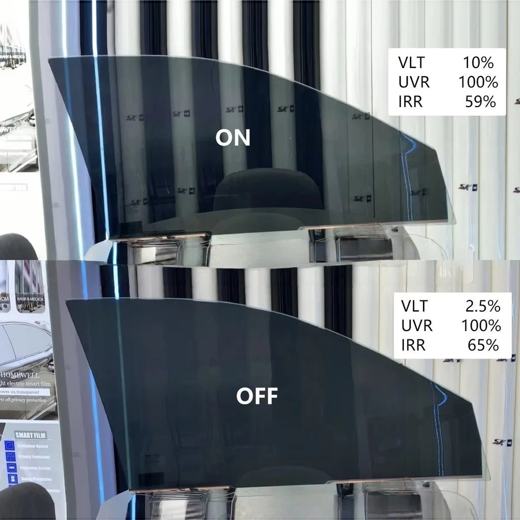 Smart PDLC Privacy Window Film for Car Electrochromic Remote Control Car Window Tint Innovative Car Films