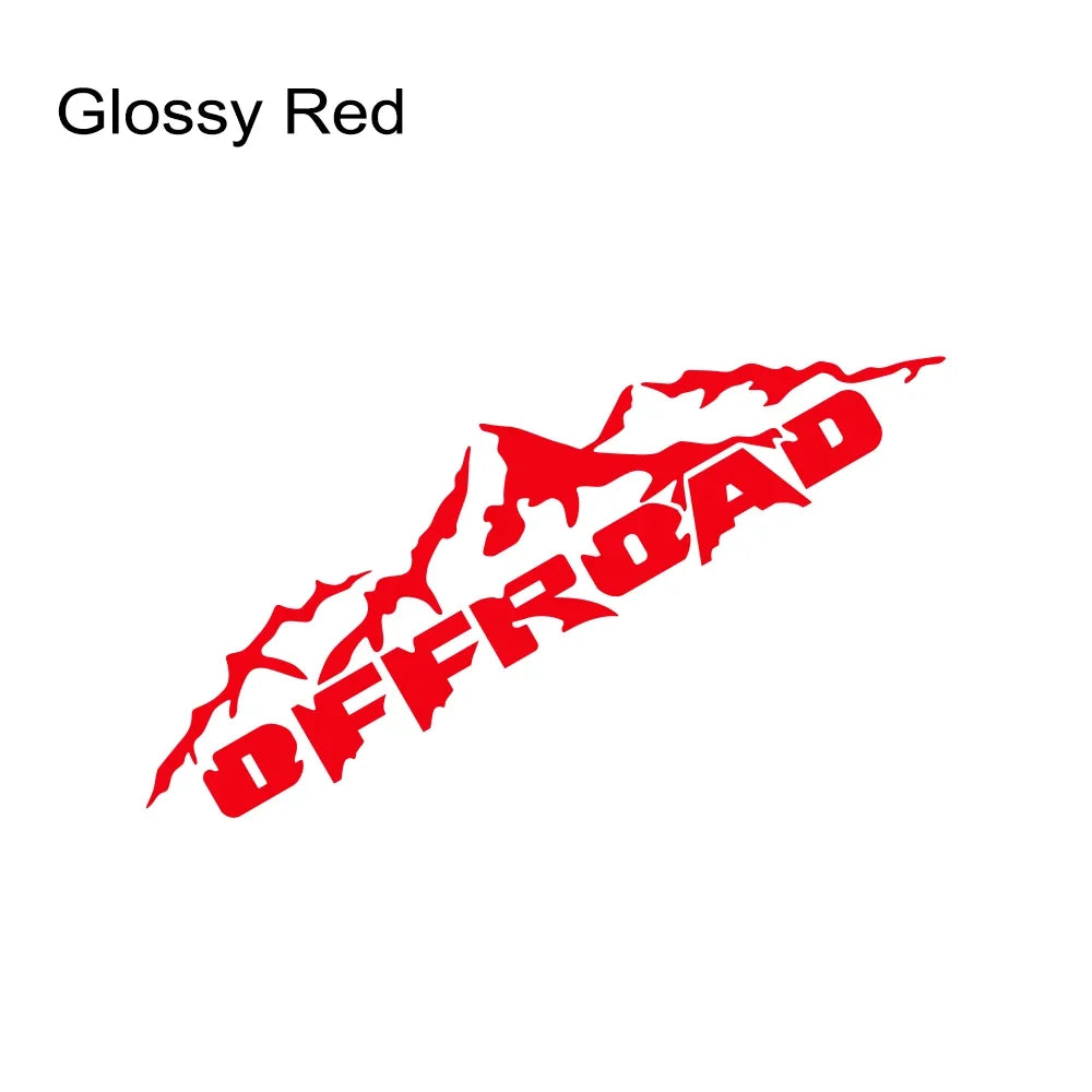 Off Road Car Sticker Truck Pickup Door Vinyl Decal DecorationAccessories For Isuzu Dmax Ford Ranger F150 Toyota Hilux GWM 4x4