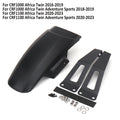 Front Fender For Honda CRF1100L CRF1000L CRF 1100 1000 Africa Twin Adventure Sports Black Mudguard Extension Splash Extender