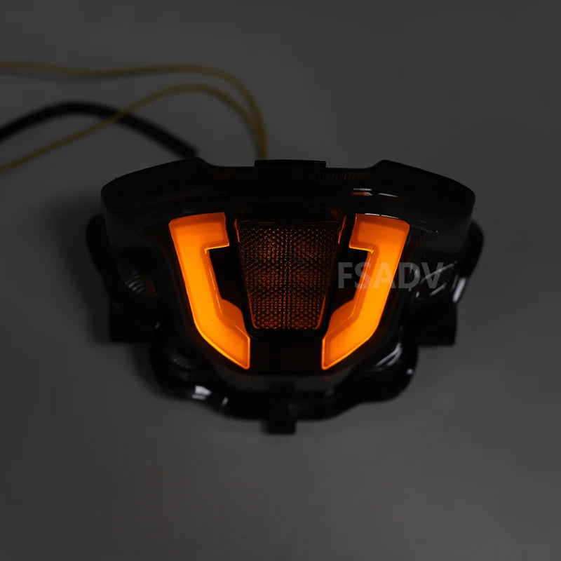 For Yamaha MT07 MT-07 MT 07 2025 Motorcycle LED Taillight Rear Brake Turn Signal Integrated Tail Light