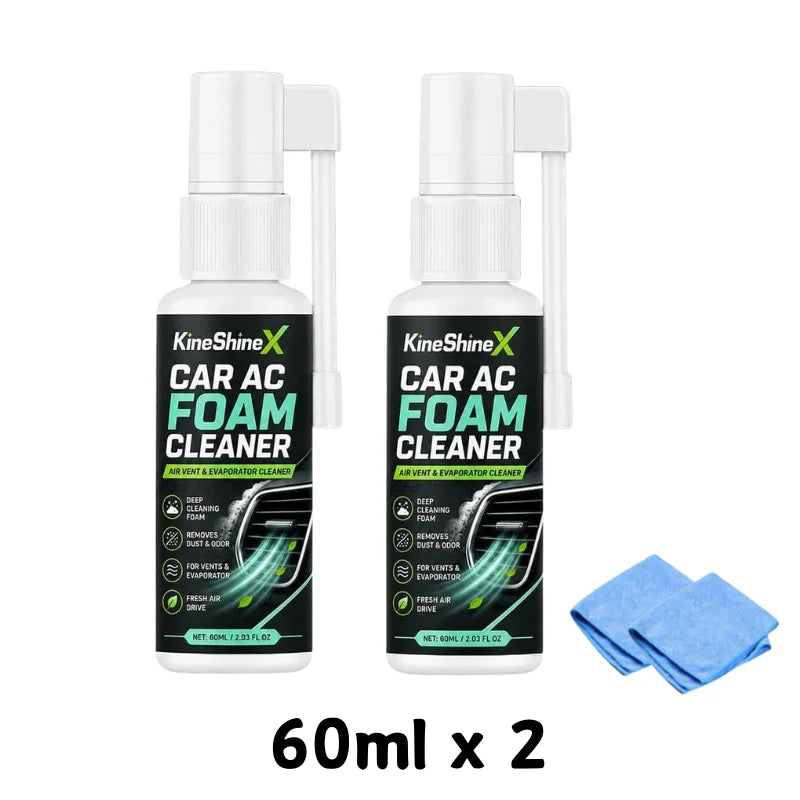 Long Nozzle Car Air Vent Foam Cleaner AC Evaporator Dust Mildew Odor Remover Deodorizer For Car Interior Air Duct Auto Care