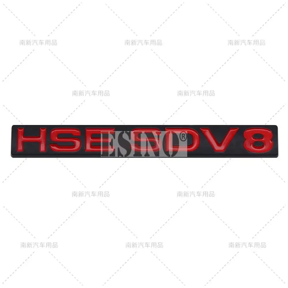 New 3D HSE SDV6 SDV8 ABS Adhesive Emblem Badge Decal for Land Rover Ranger Rover Voguese Defender