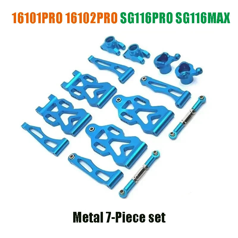 16102PROSCY 16101 PRO  SG116MAX RC Automotive Aluminum Parts Suspension Arm Steering Assembly Drive Shaft Gear Upgrade Metal Kit