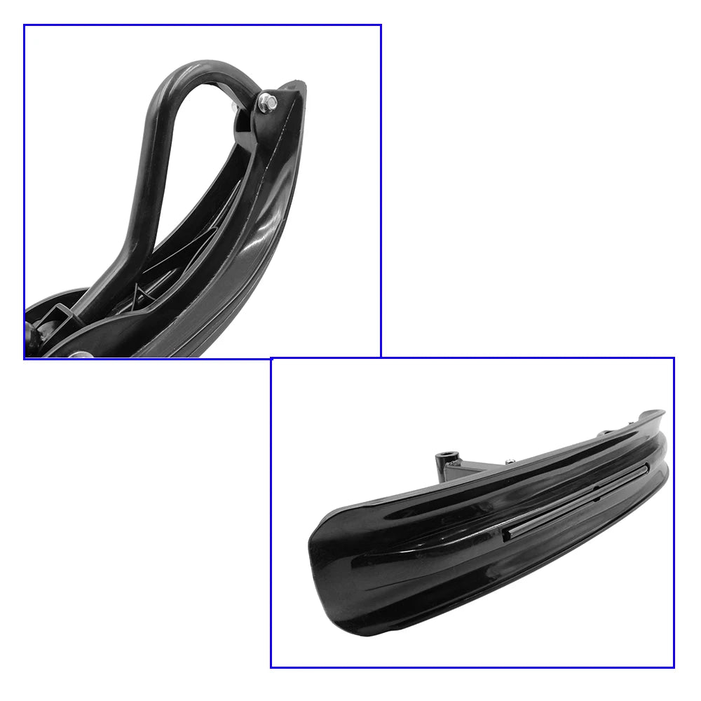 Snowmobile 17MM Plastic Skis For 50cc-250cc ATV Kids Go kart Buggy Quad Bike Electric Motorcycle Front Wheels Modified Parts