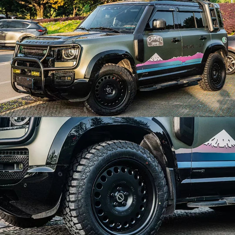 Car Exterior Accessories Steel Front Bumper Guard Bull bar for Land Rover Defender Front Bumper with Winch Bracket 2020-2025