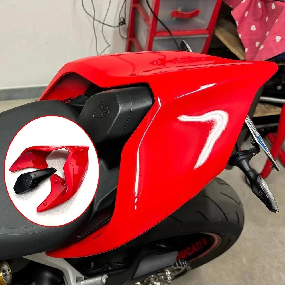 For DUCATI Panigale V4/S V4R V2 Streetfighter V4/S V2 2018-2023 Rear Hump Single Seat Cover Rear Tail Hump Core ABS Fairing Fit