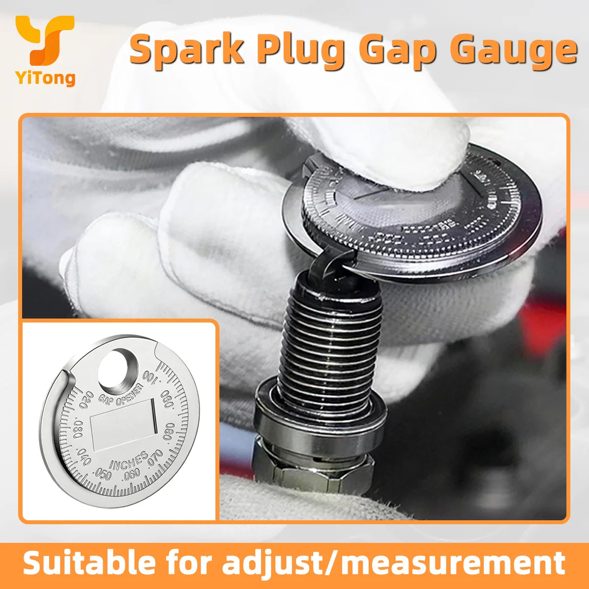 1/5/10pcs Coin Type 0.6-2.4mm Spark Plug Gap Measurement Tool For Automotive Parts Compact And Portable Universal Zinc Alloy