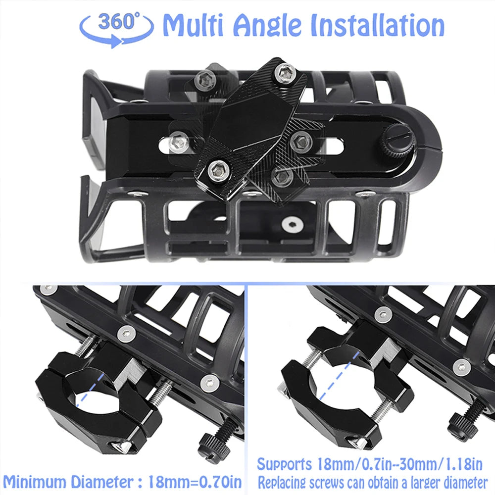For Yamaha Tenere 700 600 1200 250 Motorcycles Accessories Moto Cup/Bottle Holder Rally ADV 2025