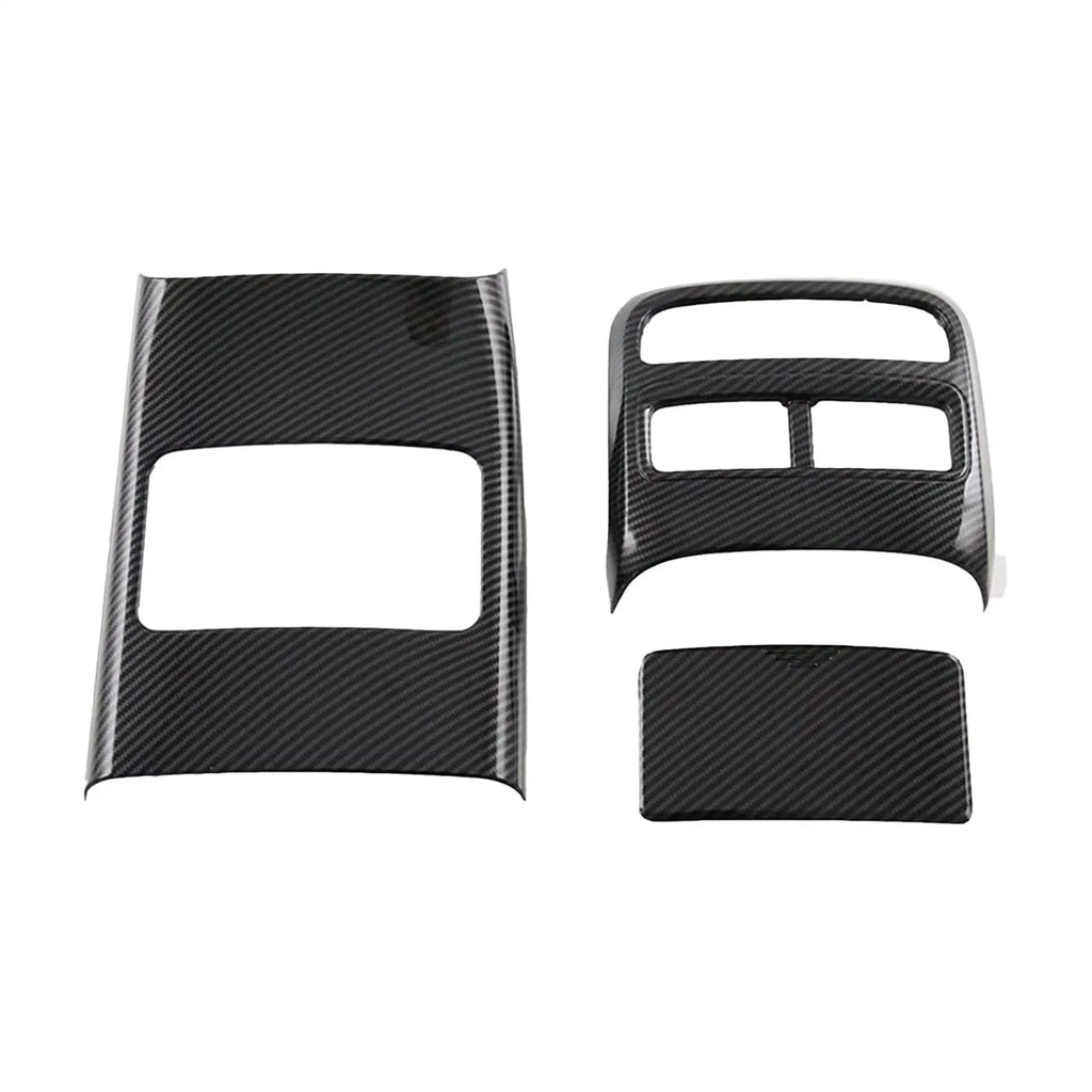 Car Interior Protection Accessory Black Carbon Fiber Easy to Mount Replacement Decorative Cover Stylish for Byd Seal Atto 4