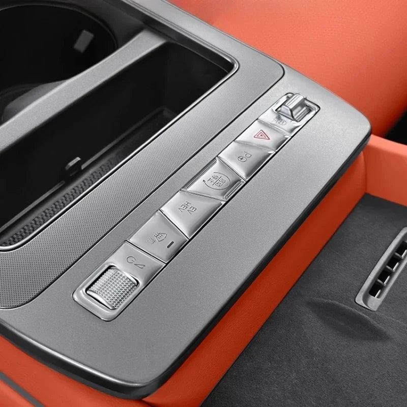 Epoxy Protective Film for BYD Atto 8, Central Control Button Interior Decoration Accessories