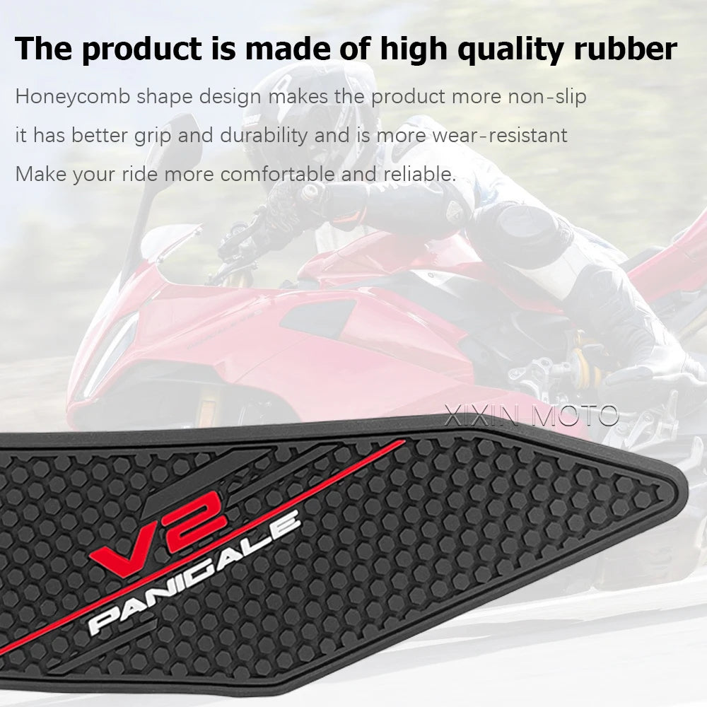 For Ducati Panigale V2 S 2025 2026 Motorcycle Fuel Tank Sticker Rubber Non-slip Sticker Panigale V2 V2S