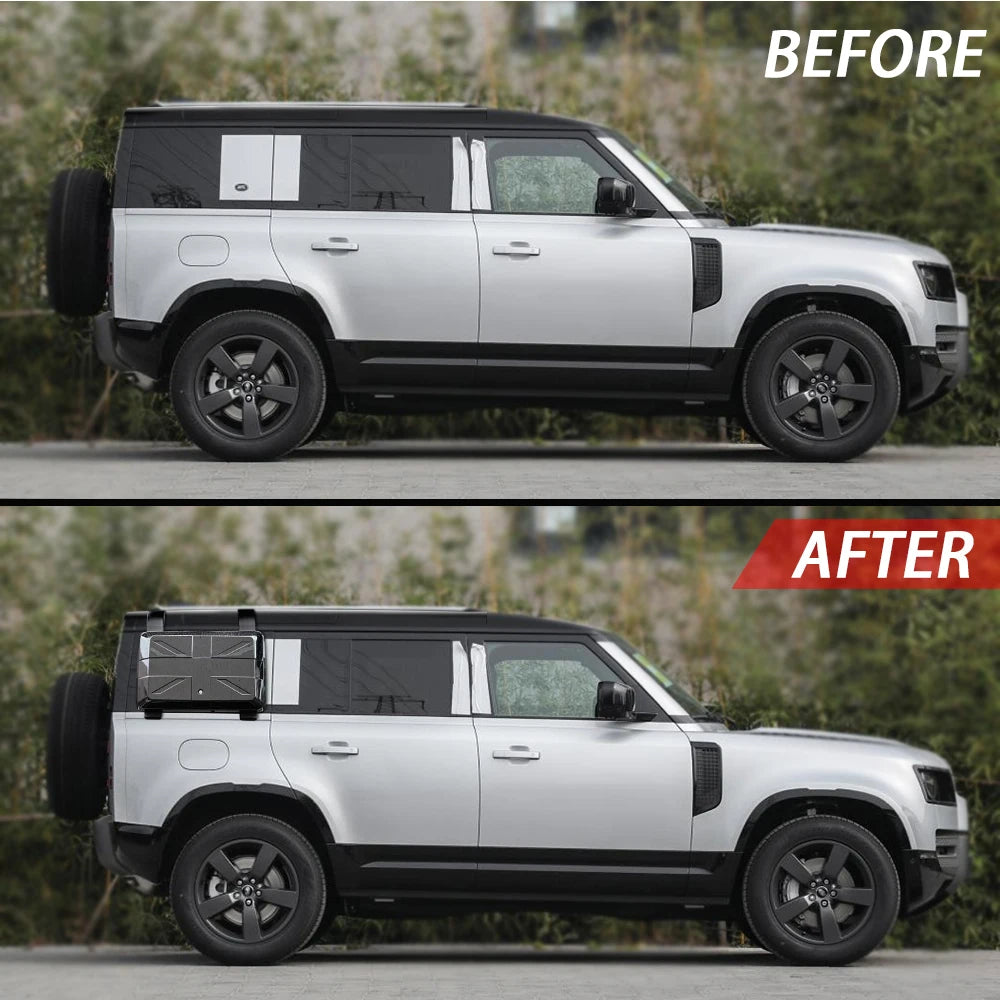 Side Storage Luggage Box Roof Rack Side Tool Equipment Box for Land Rover Defender 2020 2021 2022 202320 2021 2022 Auto Parts