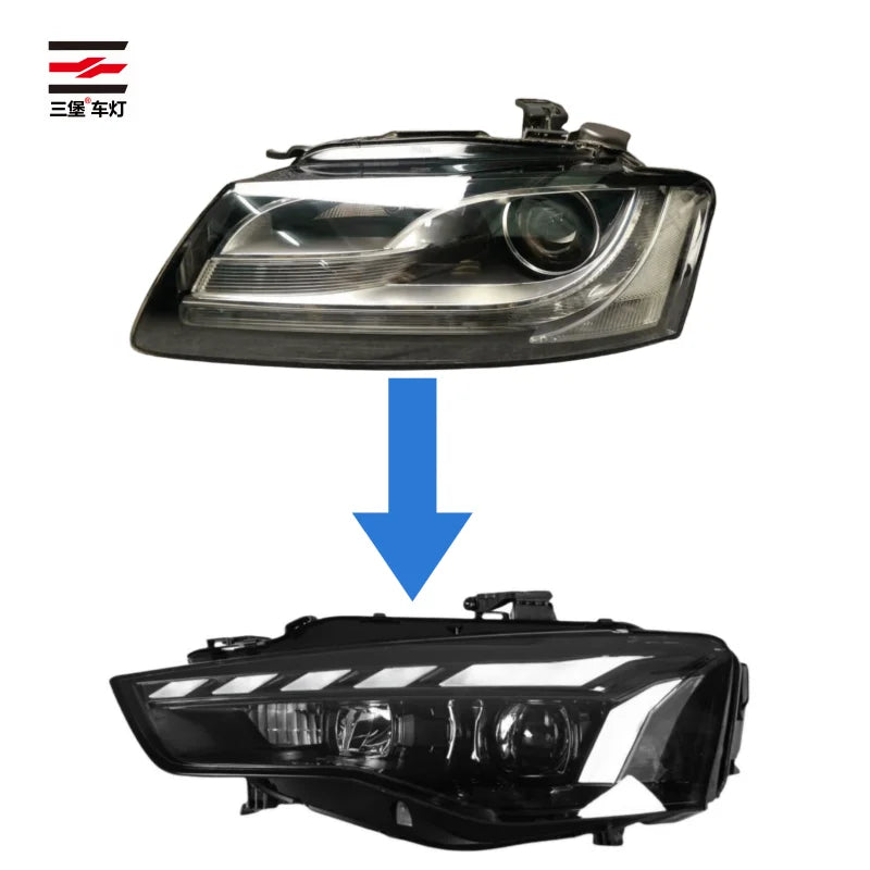 For Audi A5 2008-2011 Modified Headlight Direct Plug-In Replacement Needed