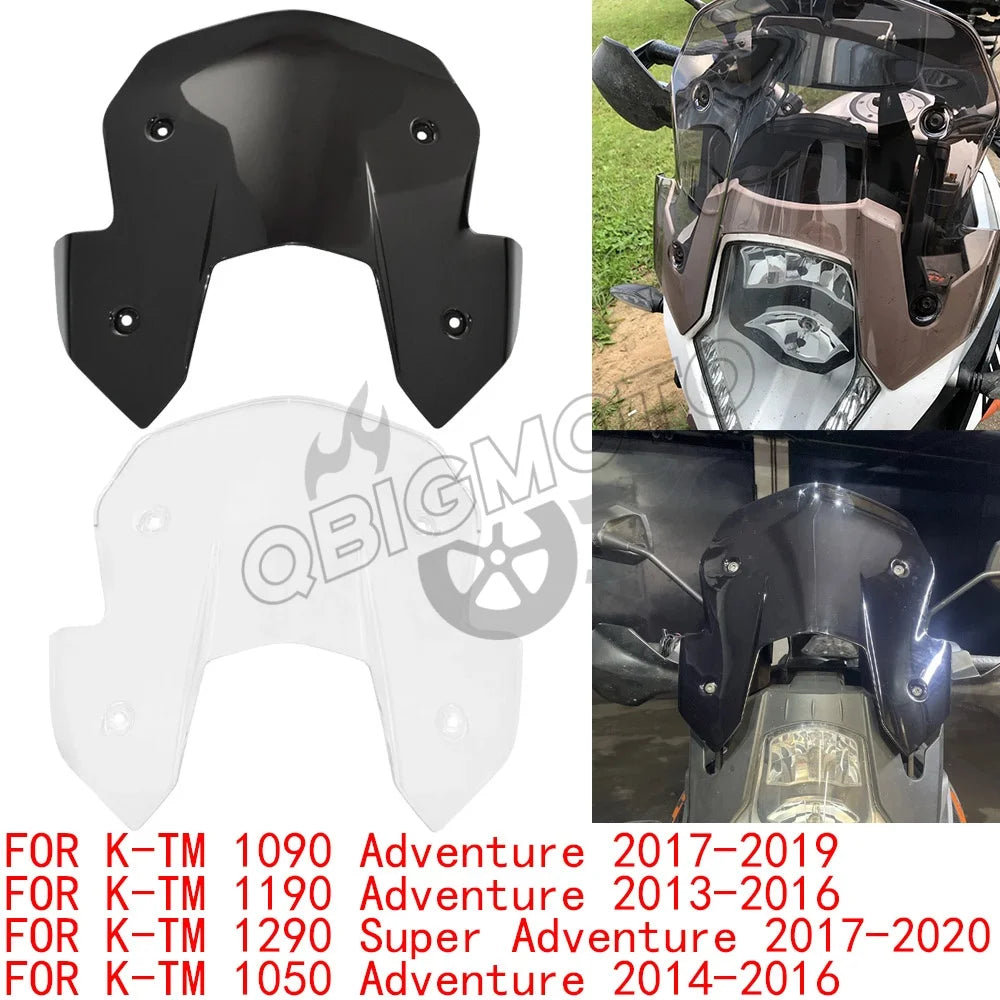 Motorcycle Street Sport Bike Windshield Windscreen FOR K-TM 1090 1290 Super Adventure R 2017-2020 1190 1050 ADV R 2013-2016
