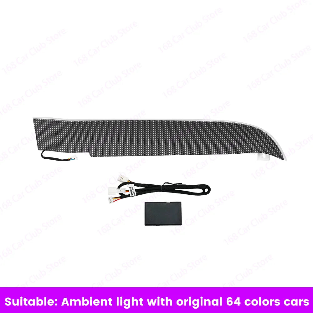 64 Colors Front Passenger Starlight Panel For Mercedes Benz GLB W247 X247 Car B-Class Central Control Panel LED Ambient Light
