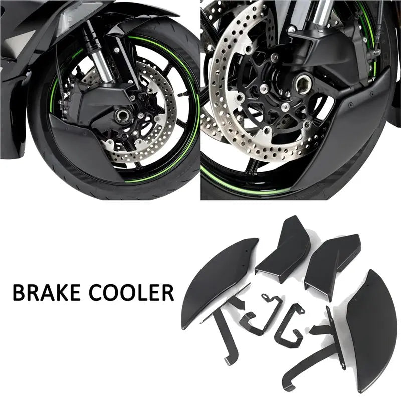 Durable-Brake Cooling System Components Motorcycle Brake Covers Brake Discs For KAWASAKI NINJA ZX6R ZX-6R 636 2024-2026