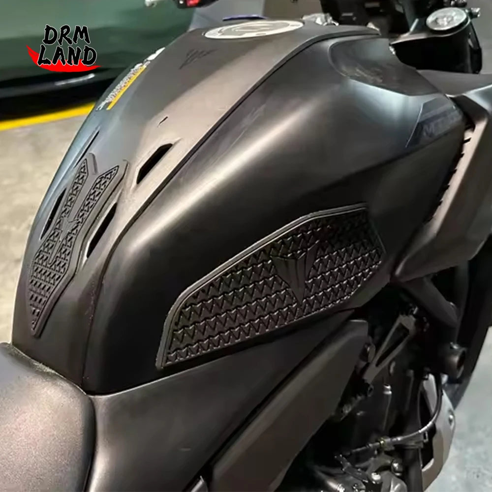 MT07 Accessory Protection Motorcycle Accessories Side Fuel Tank Pad Protector Sticker Decal Gas Knee Grip For Yamaha MT 07 2025
