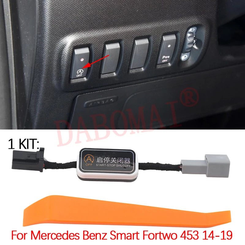 Car A Off Automatic Stop Start Cable Engine Eliminator Canceller Device Plug for Mercedes Benz Smart Fortwo 453 2014-2019