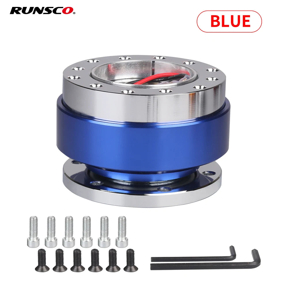 Universal Car Auto Steering Wheel Quick Release Hub Adapter Snap Off Boss Kit Car Accessories