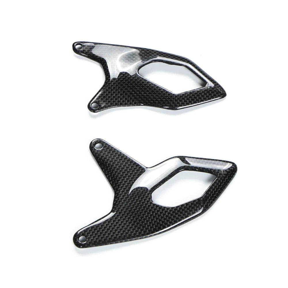 100% 3K Carbon Fiber For Ducati Panigale V2 2025-2026 Motorcycle Accessories Rear Heel Plate Guard Fairing Wing Guard Protector