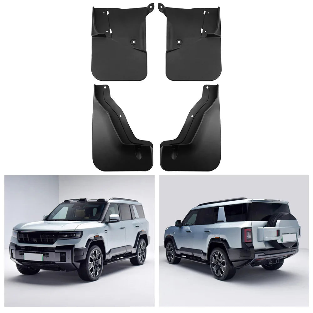 For 2025 BYD Formula Leopard 8 Front Rear Mud Flaps Mudguards Splash Guards Soft Rubber Accessories