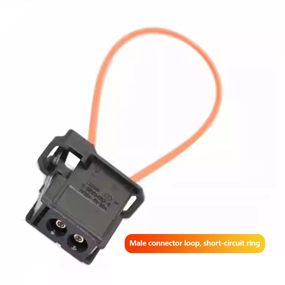 2Pcs Car MOST Fiber Optical Optic Loop Bypass Male Female Adapter Circuit Adapter Cable for Audi BMW Porsche Mercedes-Benz