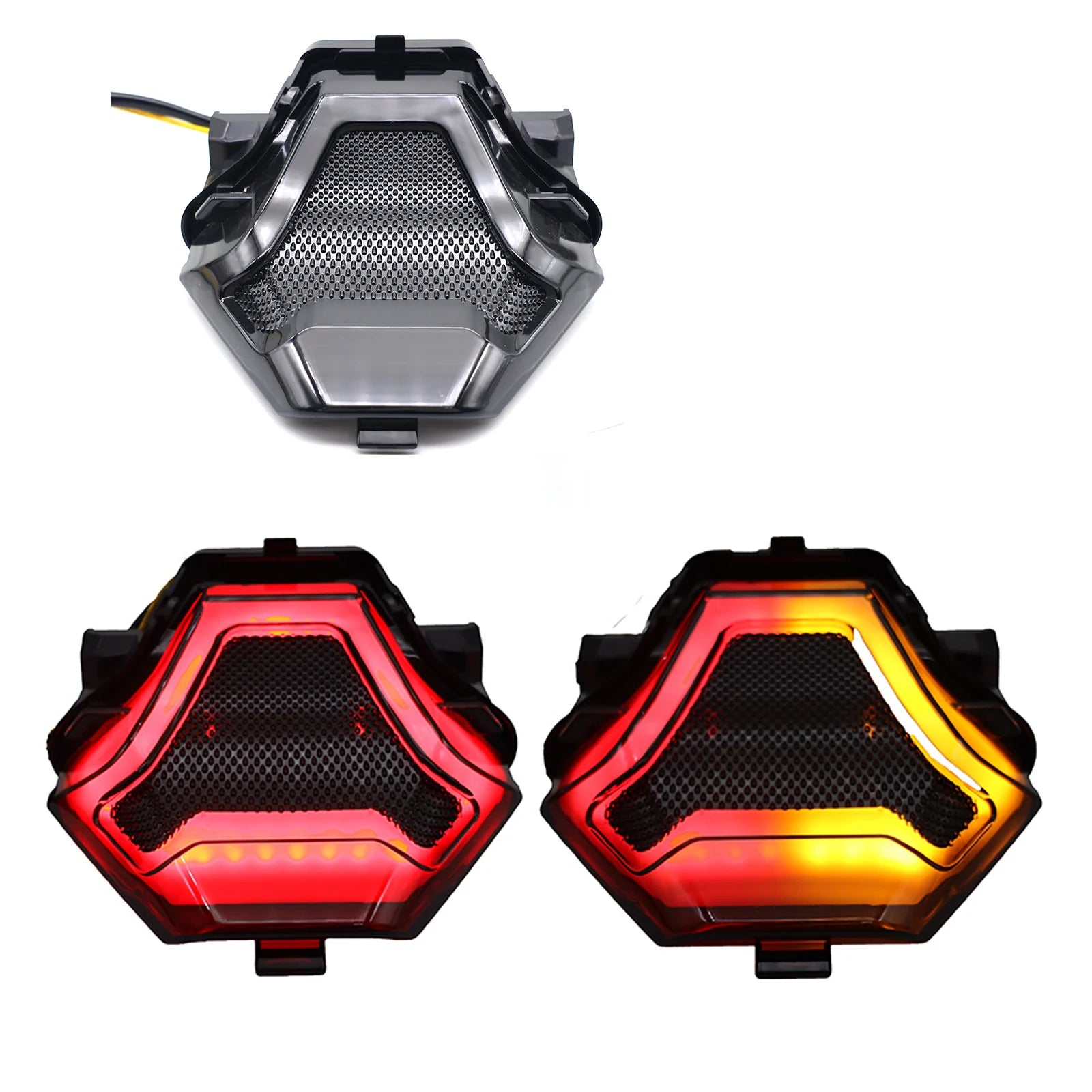 For Yamaha R3 R25 MT03 MT-03 MT07 MT-07 MT-25 FZ-07 Taillight Rear Tail Light Brake light Turn Signals Integrated LED Stop Lamp