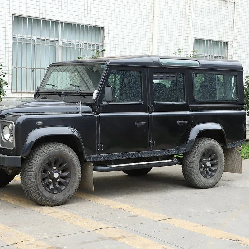 For Land Rover Defender 110 130 2004-2025 Aluminum Black Car Rear Door Air Vents Ventilation Shutters Cover Trim Car Accessories