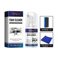 Specialized detergent for car interior deeply cleans dirt on seats, refreshes faded interior surfaces, enhances gloss and provides lasting care protection to keep the car interior tidy and new-looking. Overseas Warehouse Delivery
