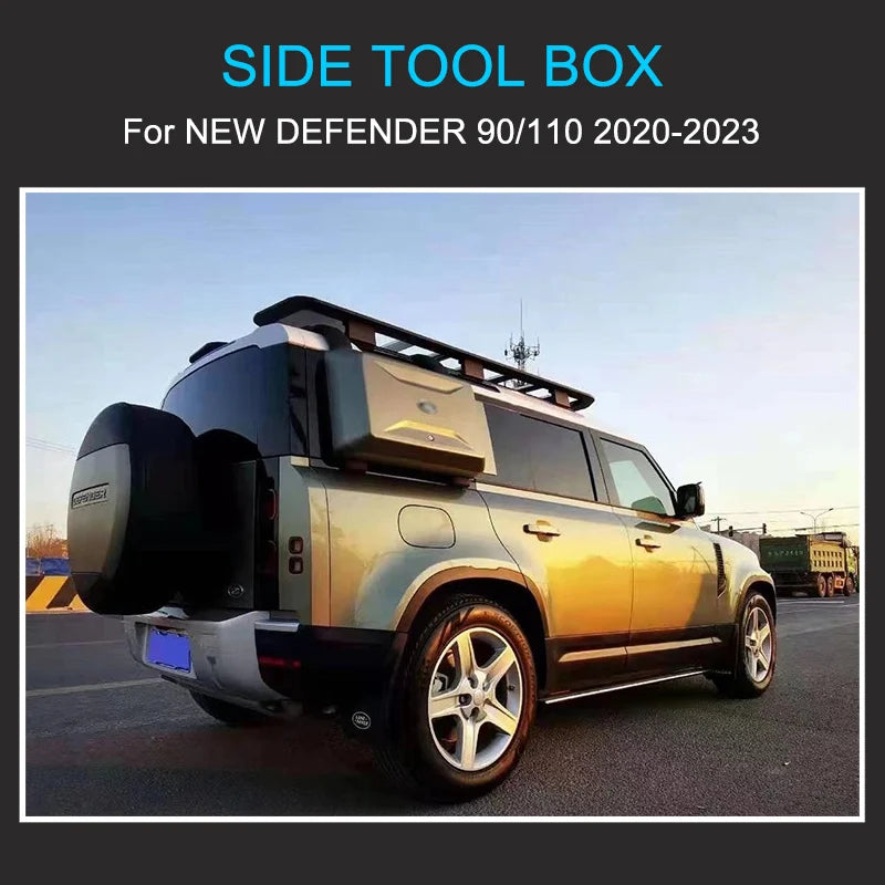 90 110 2020-2025 Toolbox High Quality Luggage Box External Modification Accessories Side Tool Box for Land Rover Defender