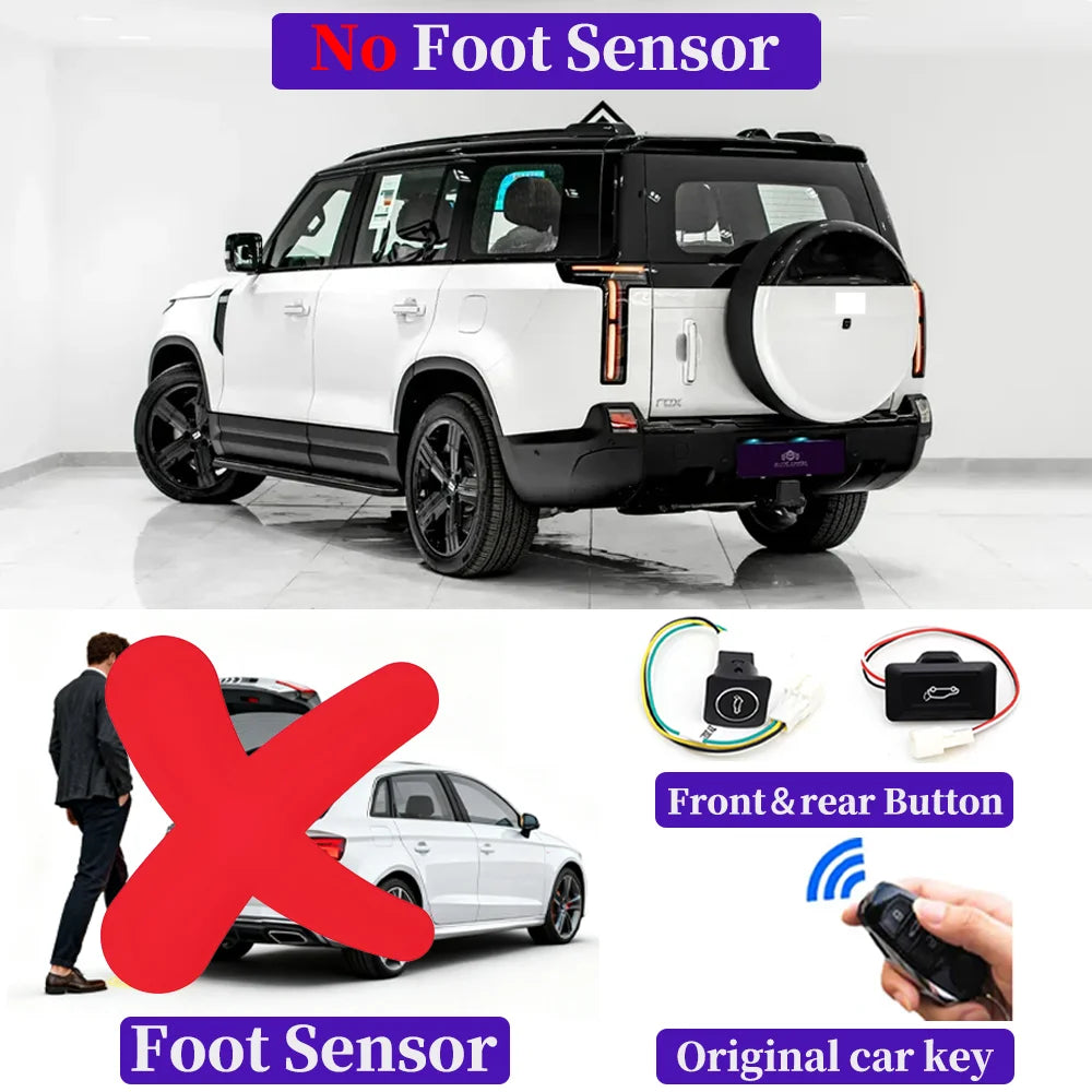 ZJCGO for Rox Polestones 01 Adamas 2023-2026 OEM Upgrade Car Automatic Power Liftgate Kit Smart Auto Electric Tailgate System