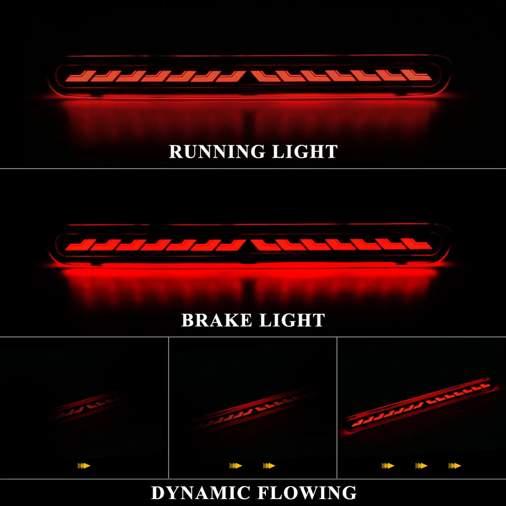 LED High Mounted Brake Light For Toyota Hilux Revo 2015 2016 2017 2018 2019 2020 3rd Third Middle Dynamic Flowing Tail Stop Lamp