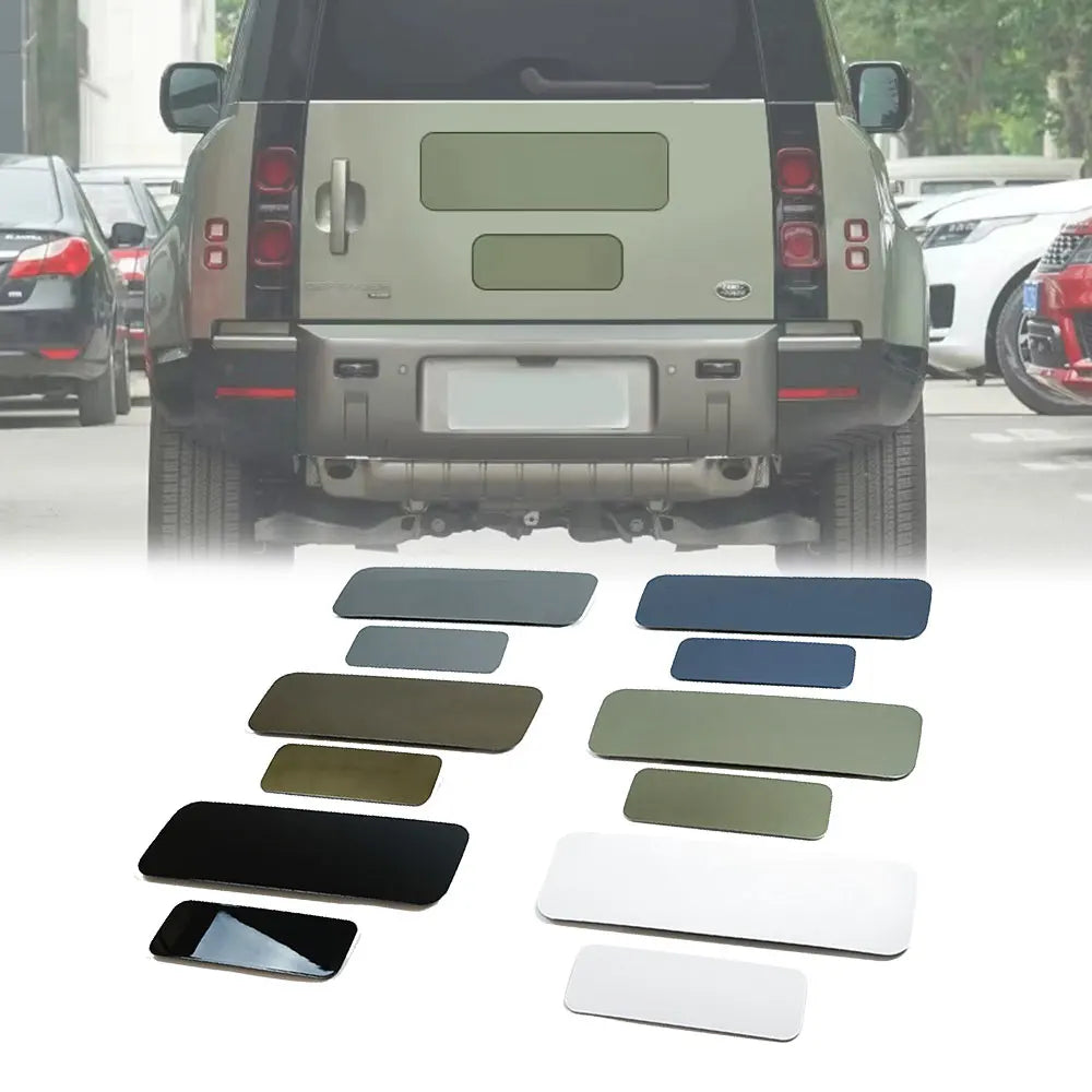 For Land Rover Defender 2020-2023 90 110 Car Rear Spare Tire Cover Board Protective Cover Car Trunk Tailgate Decoration