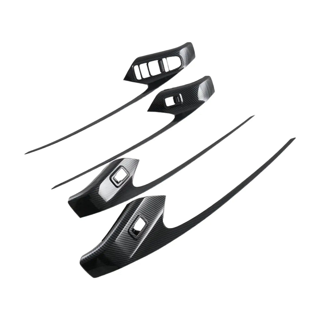 Car Interior Protection Accessory Black Carbon Fiber Easy to Mount Replacement Decorative Cover Stylish for Byd Seal Atto 4