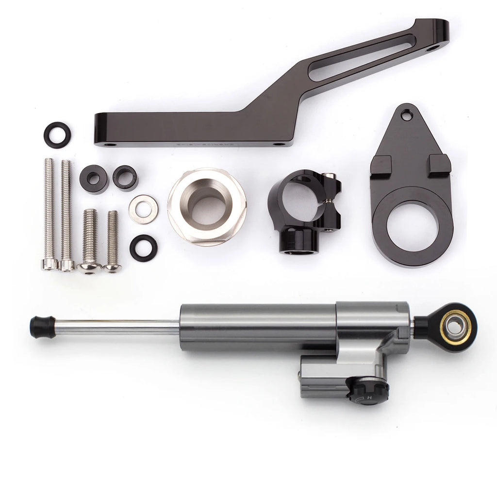 2024 For Kawasaki Ninja ZX-6R ZX6R 636 600 2009 2010 2011 2012 2013 2014 2015 2016 2017 2018-2025 Steering Damper Bracket Kit