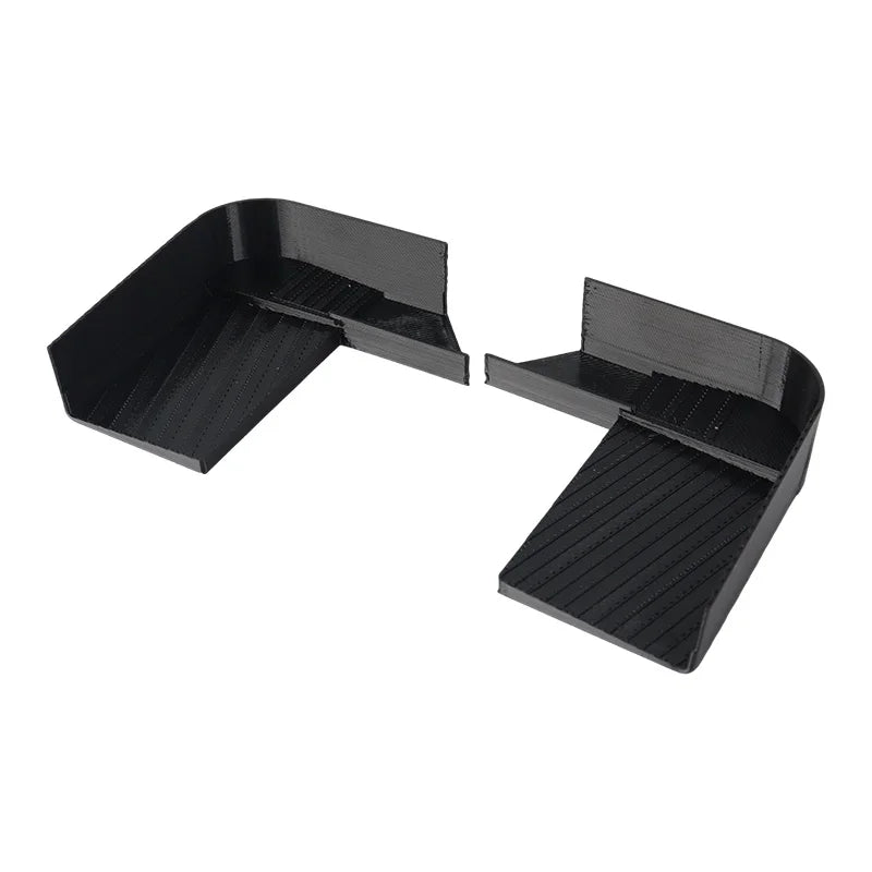 A Pair For Land Rover Defender 90/110 Car Roof Drainage Channels Durable The Deflector Covers For The Water Drainage Channels