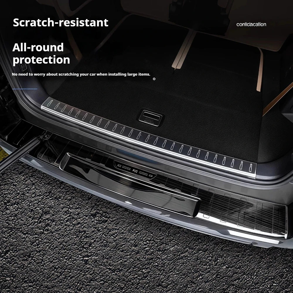 For BYD Leopard 8 Denza B8 Car Specialized Trunk Rear Guard Plate Sill Strip Protective Strip Welcome Pedal Auto Interior