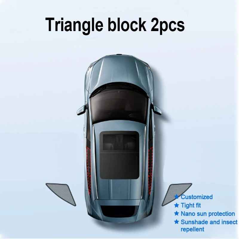 Cover For Leopard 8 BYD Denza B8 Fang Cheng Bao 8 2024-2026 Window Mesh Sunshade Side Shield Windshield Curtain Auto Accessories