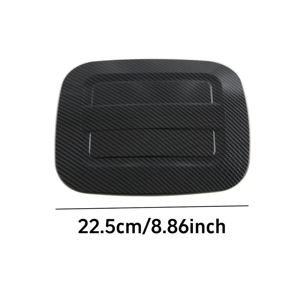 Car Accessories Fit for Toyota Hilux 2018 2019 2020 2021 2022 2023 2024 Carbon Style Fuel Filler Tank Cover Oil Fuel Tank Cap Co