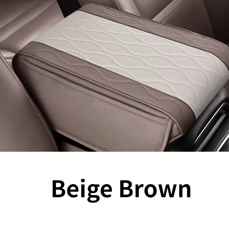 Car Armrest Box Protective Cover for BYD King DM-i 2022 2023 2024 Leather Memory Foam Height Pad Auto Center Cushion Support