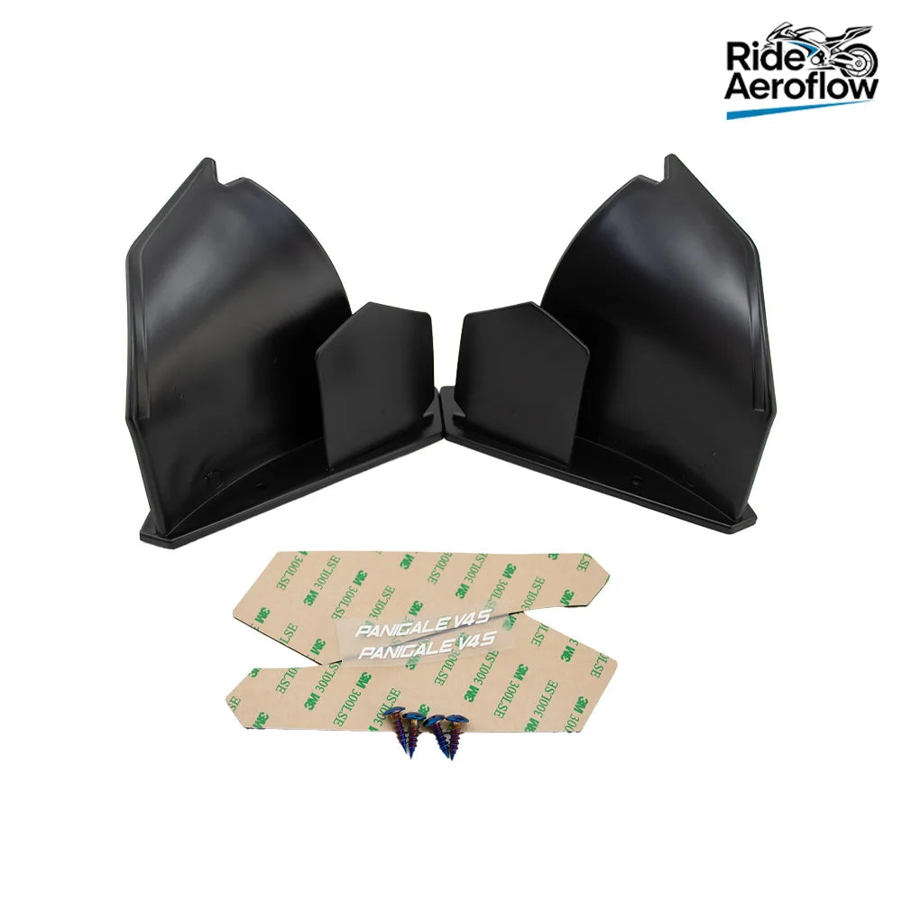 Motorcycle Rear Tail Spoiler Fixed Wing Fairing Winglet For DUCATI Panigale V2 V4 V4S V4R 2018 2019 2020 2021 2022