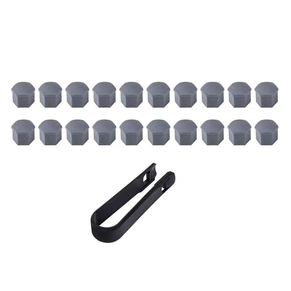 Wheel Hub Screw Cover Protective Cover Modified Decoration Blackened Screw Cap Fit For 2024 2025 BAIC JISHI Polestones 01 ROX 01