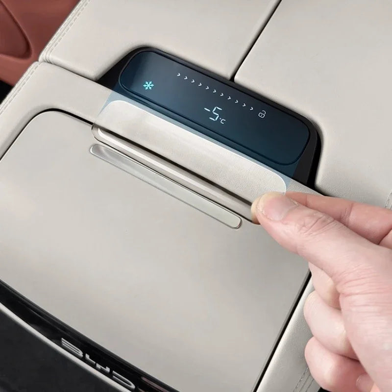 Anti-scratch Epoxy Film Protective Sticker for BYD M9 Refrigerator Control Panel Interior Modification Parts